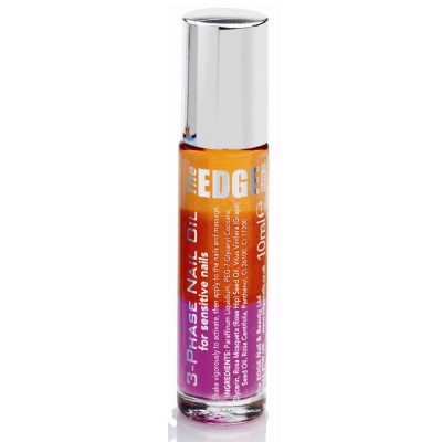 2 x The Edge 3 Phase Nail Oil Pink for Sensitive Nails 10ml